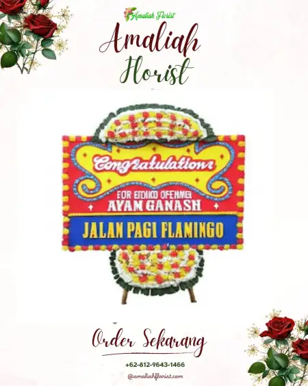 Sewa Papan Bunga Kebun Dahri